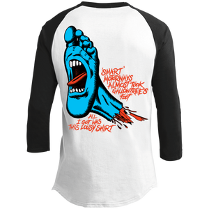 Smart Motorways Kill (Screaming Foot) 3/4 Raglan Sleeve Shirt